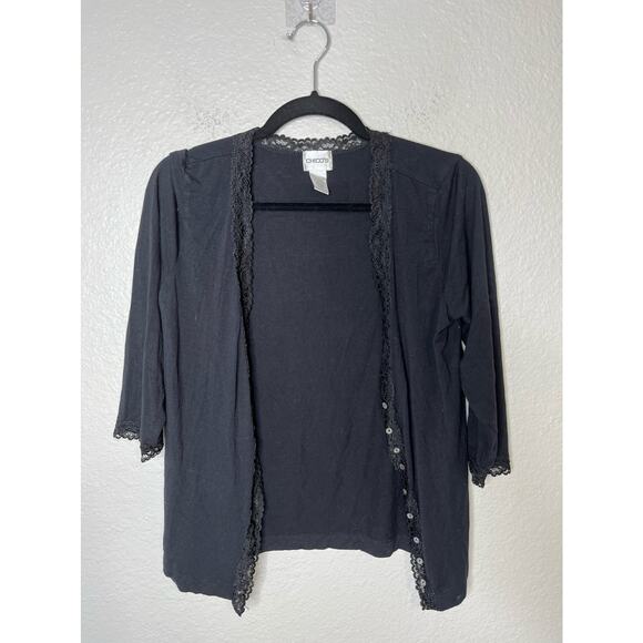 Chico's Lace Cardigan - Picture 1 of 10